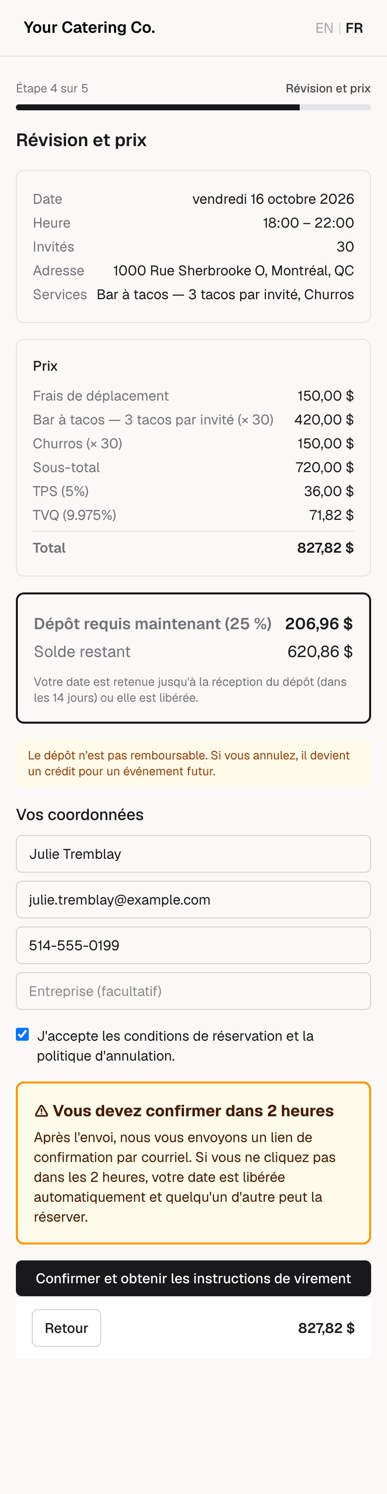 Voir le prix complet